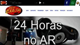 What Radioexaltai.com.br website looked like in 2020 (4 years ago)