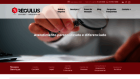 What Reguluscontabil.com.br website looked like in 2020 (4 years ago)