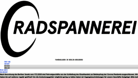 What Rad-spannerei.de website looked like in 2020 (4 years ago)