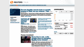 What Reuters.it website looked like in 2020 (4 years ago)