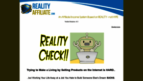 What Realityaffiliate.com website looked like in 2020 (4 years ago)
