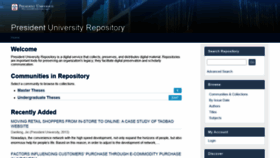 What Repository.president.ac.id website looked like in 2020 (4 years ago)