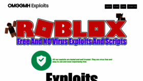 What Robloxexploits.nl website looked like in 2020 (4 years ago)