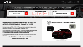 What Revue-technique-auto.fr website looked like in 2020 (4 years ago)