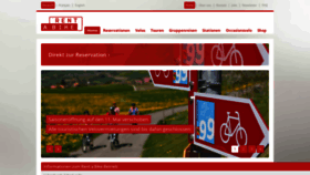 What Rentabike.ch website looked like in 2020 (4 years ago)