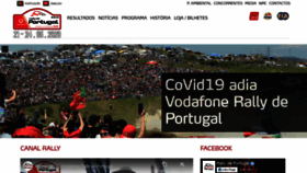 What Rallydeportugal.pt website looked like in 2020 (4 years ago)