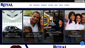 What Royalautomotives.com website looked like in 2020 (4 years ago)
