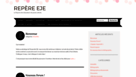 What Repere-eje.fr website looked like in 2020 (4 years ago)