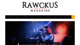 What Rawckus.com website looked like in 2020 (4 years ago)