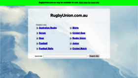 What Rugbyunion.com.au website looked like in 2020 (4 years ago)