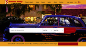 What Ramonarealty.com website looked like in 2020 (3 years ago)