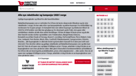 What Rabattkod-kampanjer.com website looked like in 2020 (4 years ago)