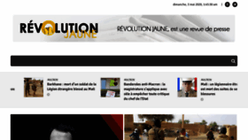 What Revolutionjaune.org website looked like in 2020 (4 years ago)