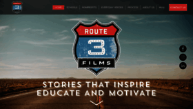 What Route3films.com website looked like in 2020 (4 years ago)