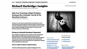 What Rharbridge.com website looked like in 2020 (4 years ago)