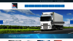 What Rcihighways.com website looked like in 2020 (4 years ago)