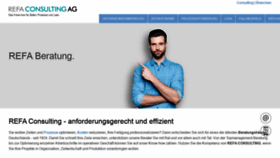 What Refa-consulting.de website looked like in 2020 (4 years ago)