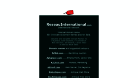What Reseauinternational.com website looked like in 2020 (4 years ago)