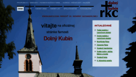 What Rkcdolnykubin.sk website looked like in 2020 (5 years ago)