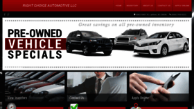 What Rightchoiceautomotive.biz website looked like in 2020 (4 years ago)