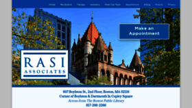 What Rasiassociates.com website looked like in 2020 (5 years ago)