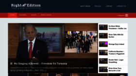 What Rightedition.com website looked like in 2020 (5 years ago)