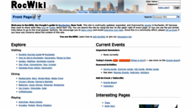 What Rocwiki.org website looked like in 2020 (3 years ago)