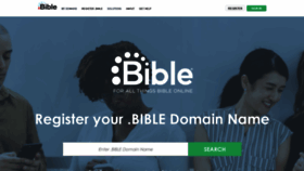 What Registrar.bible website looked like in 2020 (4 years ago)