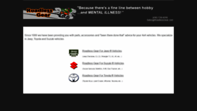 What Roadlessgear.com website looked like in 2020 (4 years ago)