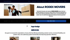What Rodexmovers.com website looked like in 2020 (4 years ago)