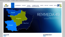 What Remmedia49.fr website looked like in 2020 (4 years ago)