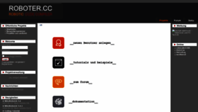 What Roboter.cc website looked like in 2020 (5 years ago)