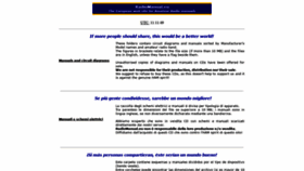 What Radiomanual.info website looked like in 2020 (4 years ago)