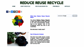 What Reducereuserecycle.co.uk website looked like in 2020 (3 years ago)