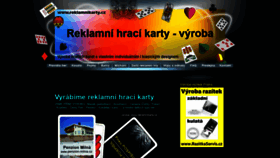 What Reklamnikarty.cz website looked like in 2020 (3 years ago)