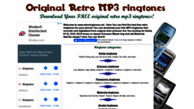 What Retroringtones.net website looked like in 2020 (3 years ago)