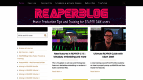 What Reaperblog.net website looked like in 2020 (3 years ago)