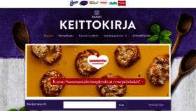 What Raisionkeittokirja.fi website looked like in 2020 (4 years ago)