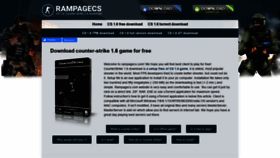 What Rampagecs.com website looked like in 2020 (3 years ago)