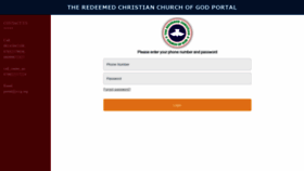 What Rccgportal.org website looked like in 2020 (3 years ago)