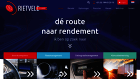 What Rietveld.nl website looked like in 2020 (4 years ago)