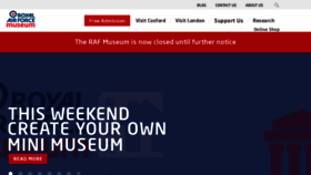 What Rafmuseum.org.uk website looked like in 2020 (3 years ago)
