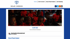 What Readindeed.org website looked like in 2020 (3 years ago)