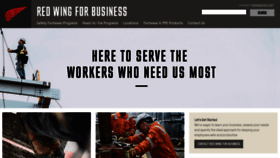 What Redwingsafety.com website looked like in 2020 (3 years ago)