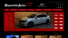 What Repairableautos.com website looked like in 2020 (3 years ago)