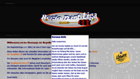 What Regiodartliga.de website looked like in 2020 (3 years ago)