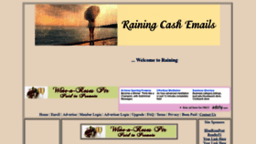 What Rainingcashemails.com website looked like in 2020 (3 years ago)