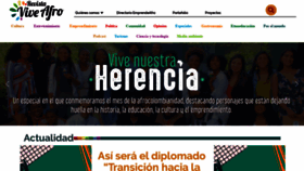 What Revistaviveafro.com website looked like in 2020 (3 years ago)