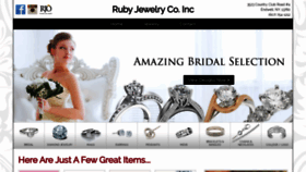 What Rubyjewelers.com website looked like in 2020 (3 years ago)