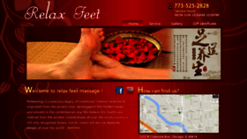 What Relaxfeet.us website looked like in 2020 (3 years ago)